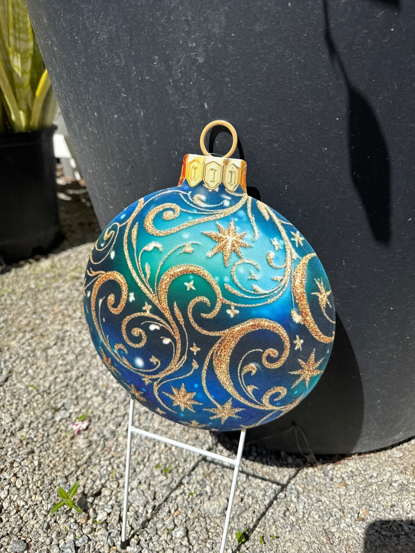 8" Assorted Fancy Christmas Bulbs