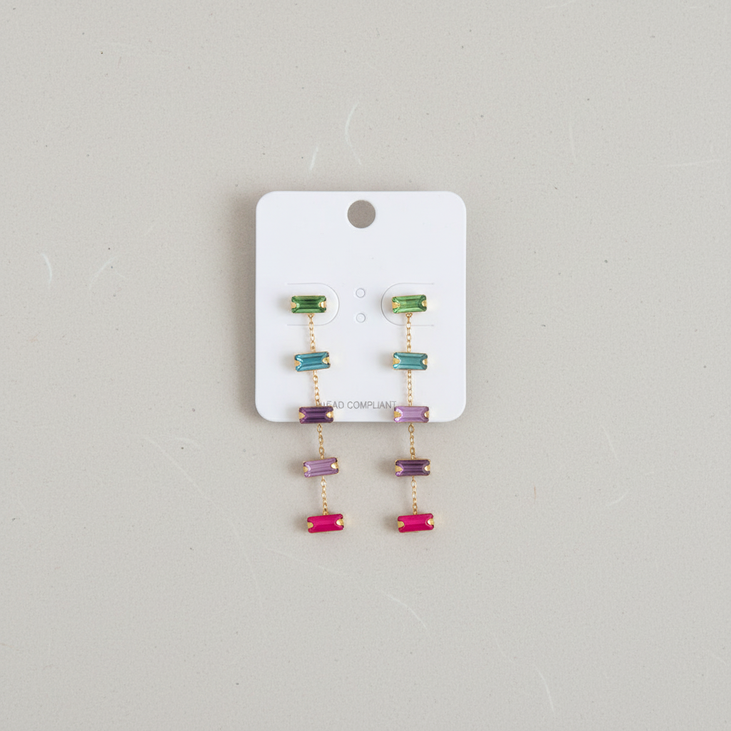 The Color Me Happy Drop Earrings
