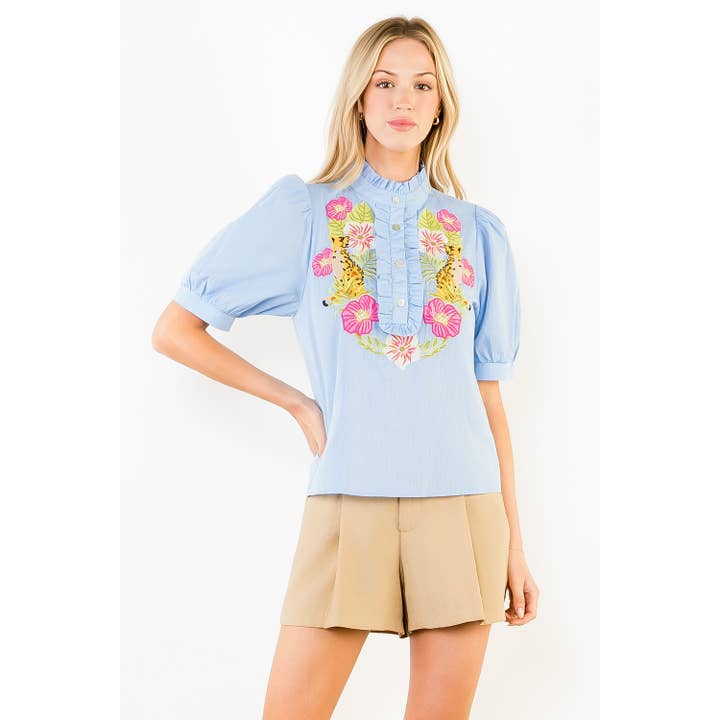 Tiger Lily Garden Blouse