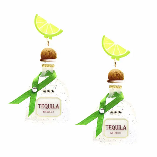 “Tequila” and Lime Earrings