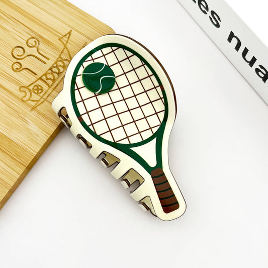 Tennis Racket Claw Clip, Sports Series Hair Clip