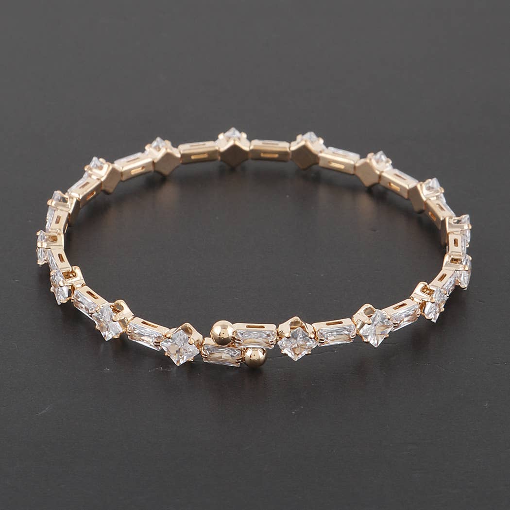 Crystal Star Cuff Bracelet