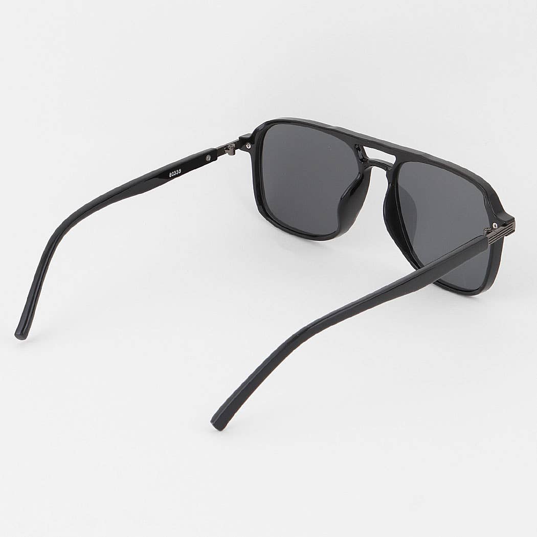 Straight Aviator Sunglasses