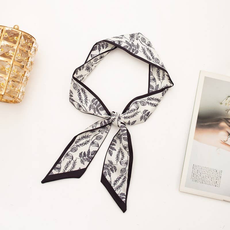 Silken Ribbon Twilly Scarves