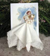 June Lovely Bride Hankie Card 🤍 By Moments in Thyme
