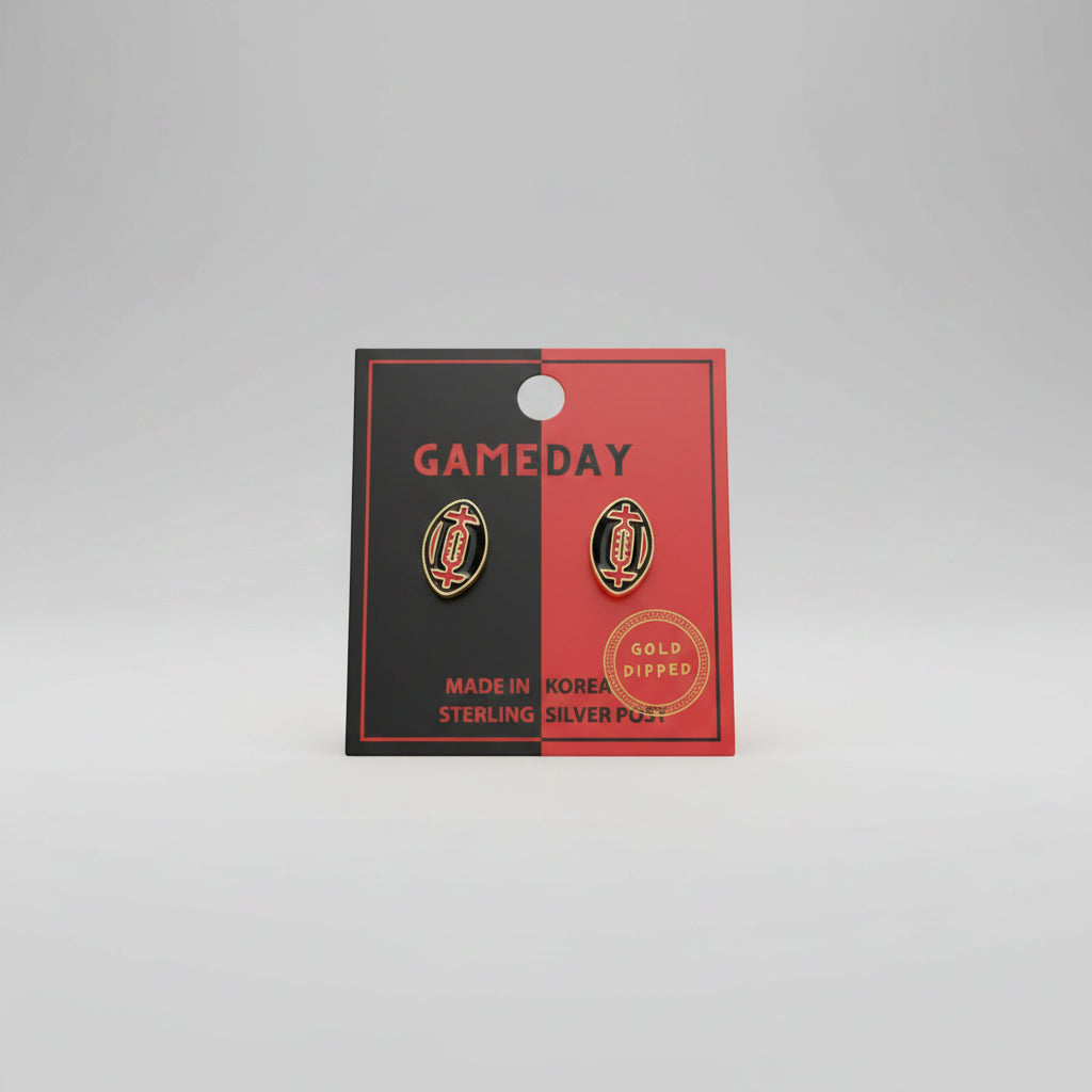Football Theme Earrings