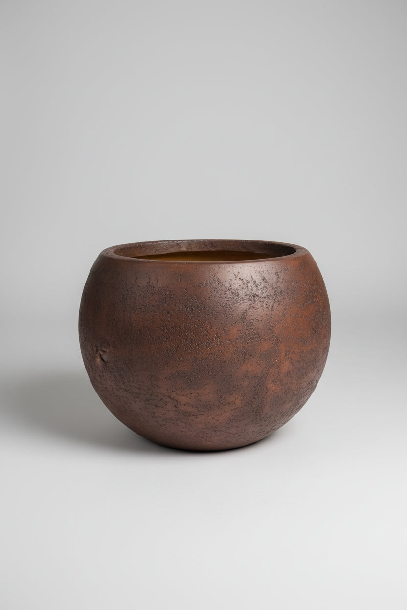 Orb Planter Large 21 x 15.5 Volcanic Ash