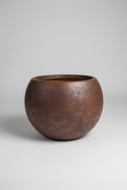 Orb Planter Large 21 x 15.5 Volcanic Ash