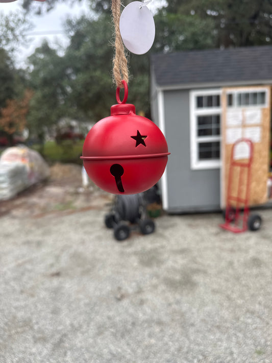 Small Red Metal Bell