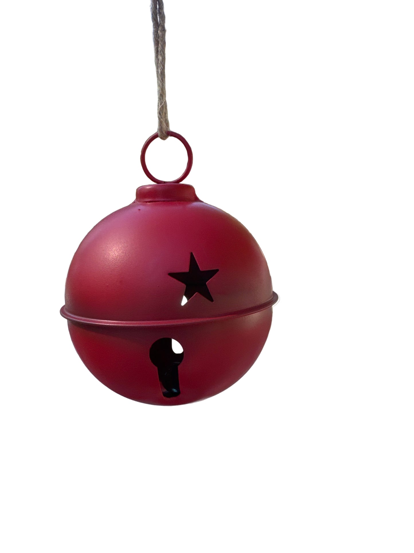 Medium Red Metal Bell