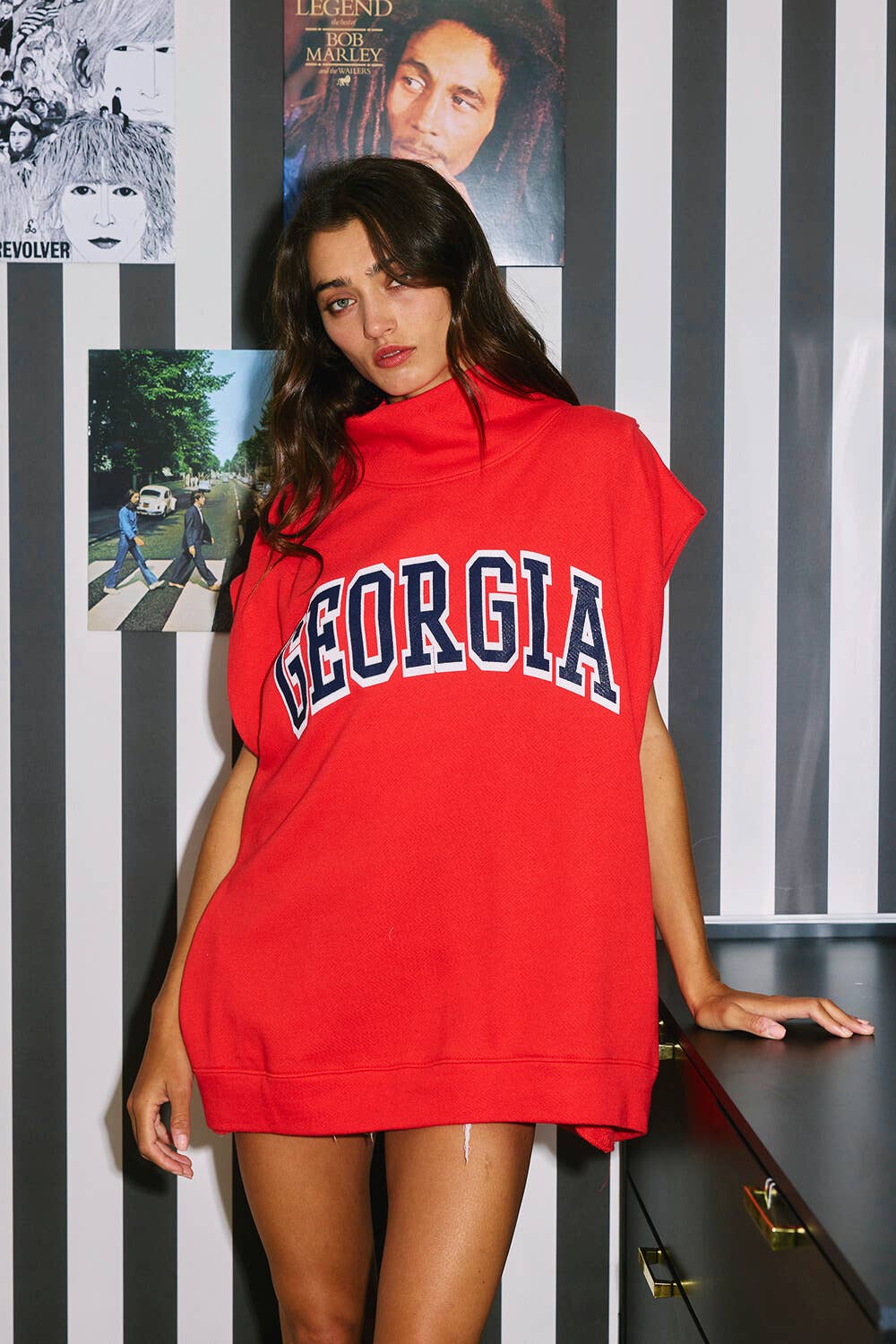 Georgia Oversized Muscle Top