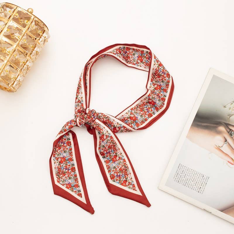 Silken Ribbon Twilly Scarves