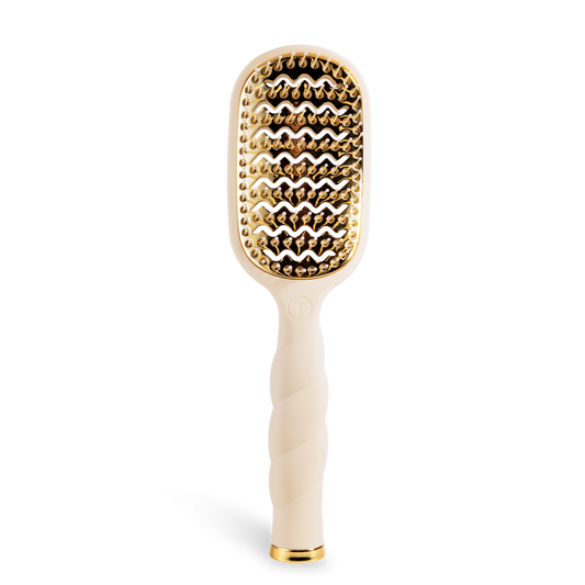 TELETIES Vented Blowout Brush – Tan