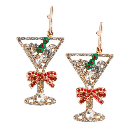 Crystal Martini “Tis the Season” Earrings