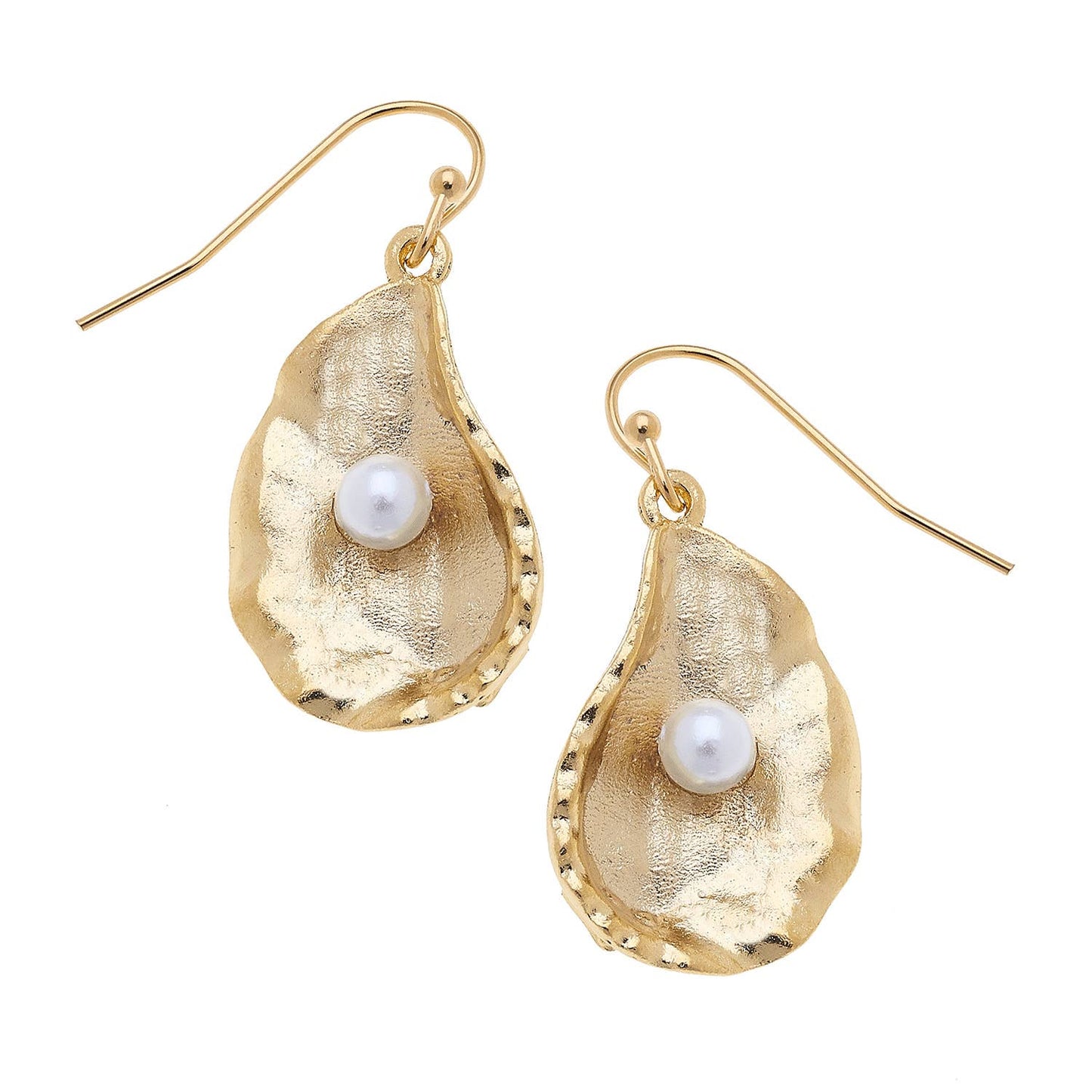 Susan Shaw Oyster + Pearl Earrings