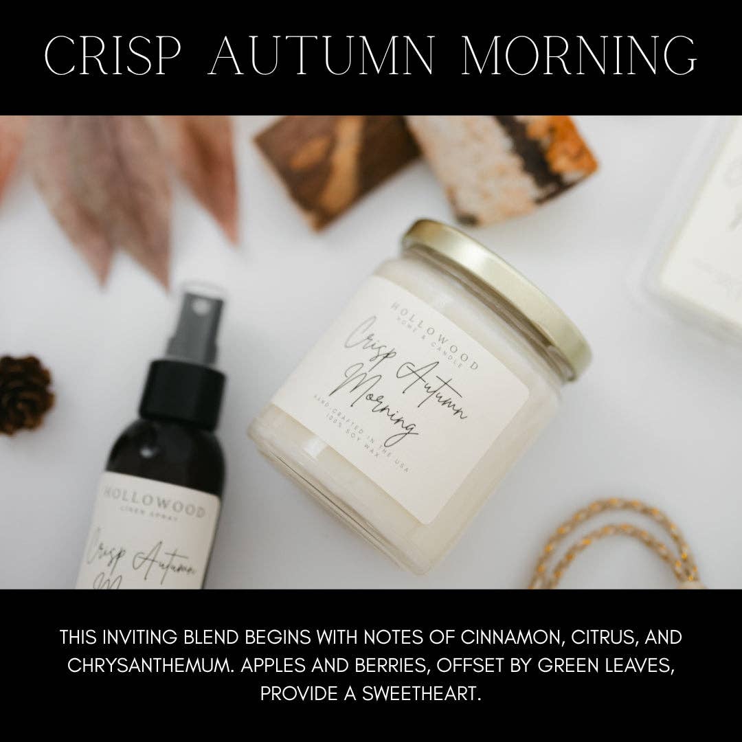 CRISP AUTUMN MORNINGS | FALL | 8 OZ CANDLE