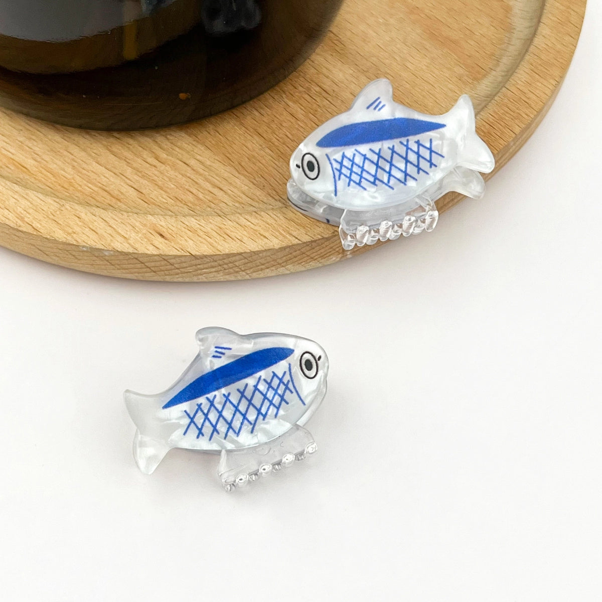 MINI fish hair clip, fun