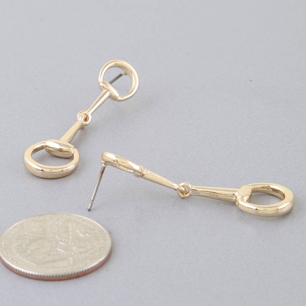 Toggle Chain Drop Earrings