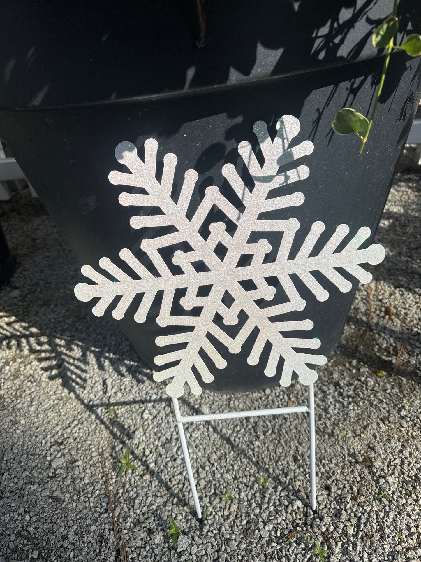 Assorted 14" Metal Snowflakes
