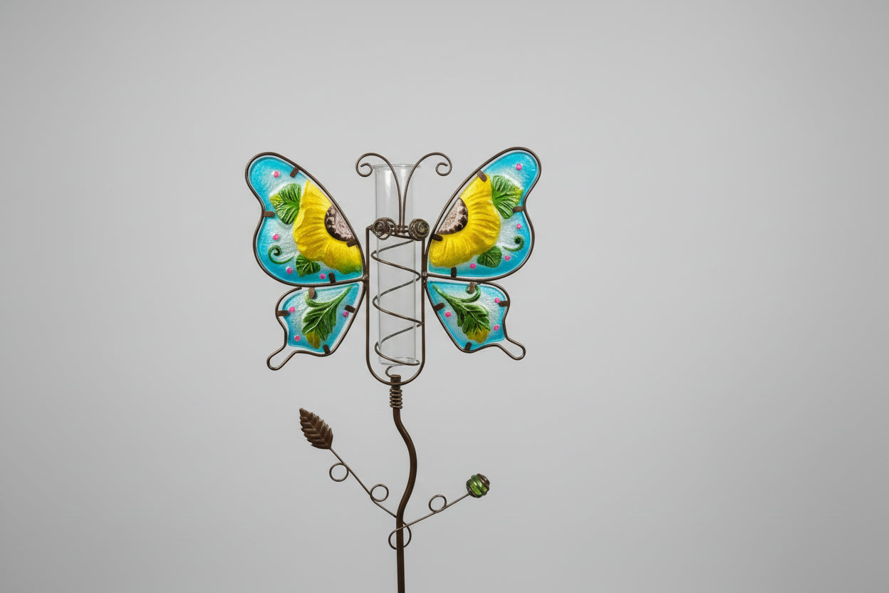 Assorted Butterfly Rain Gauge