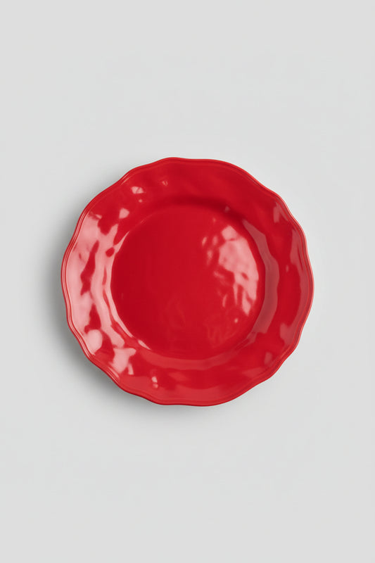 Holiday Red 8.75" Melamine Plate
