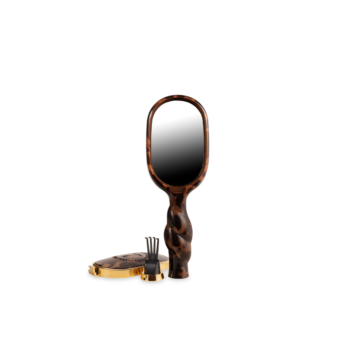 TELETIES Mini Detangler Hair Brush – Tortoise