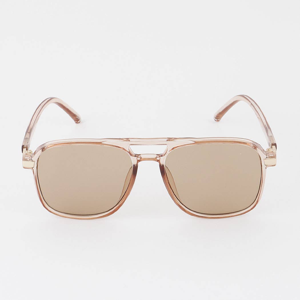 Straight Aviator Sunglasses