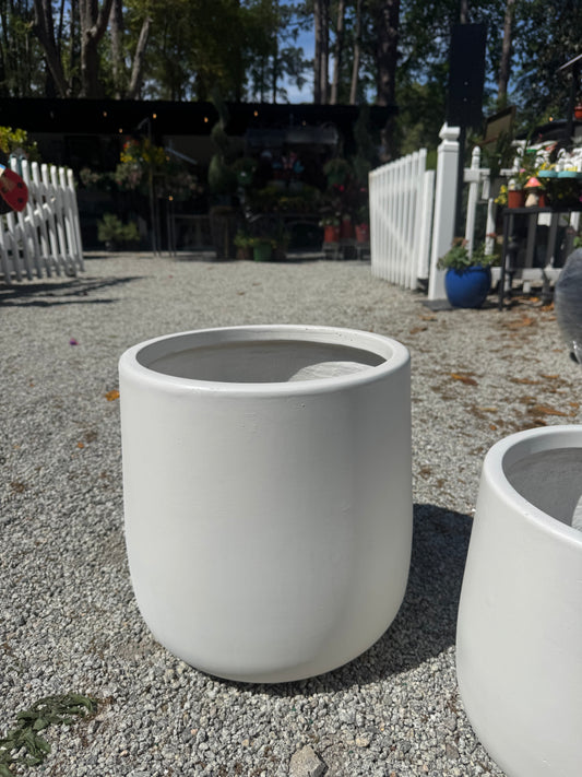 Inverted Planter Medium 13.88 x 13.88 Smooth White