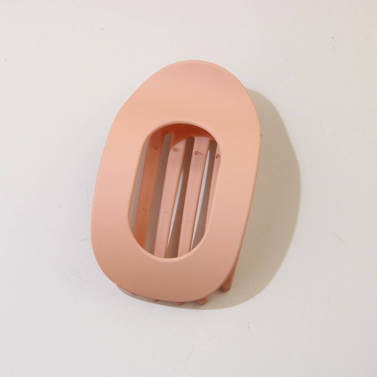 Geometric Oval Matte Duckbill Hair Clip
