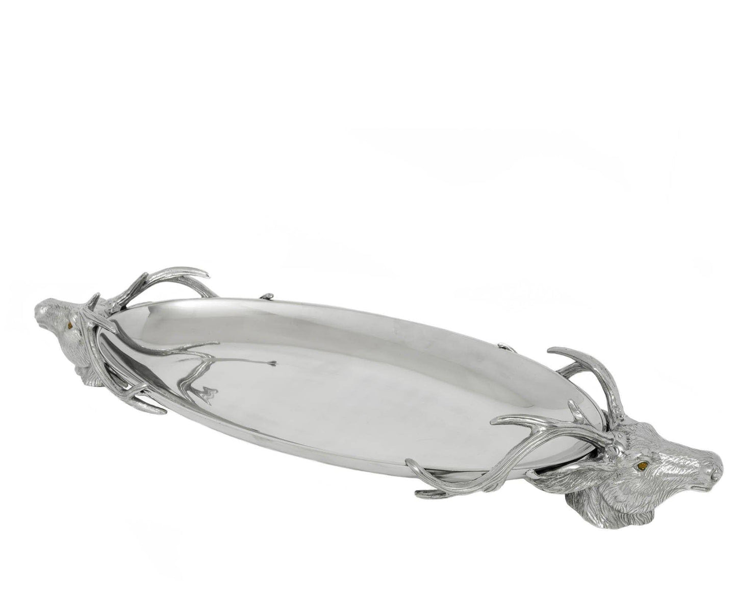 Arthur Court Deer Head Centerpiece Tray