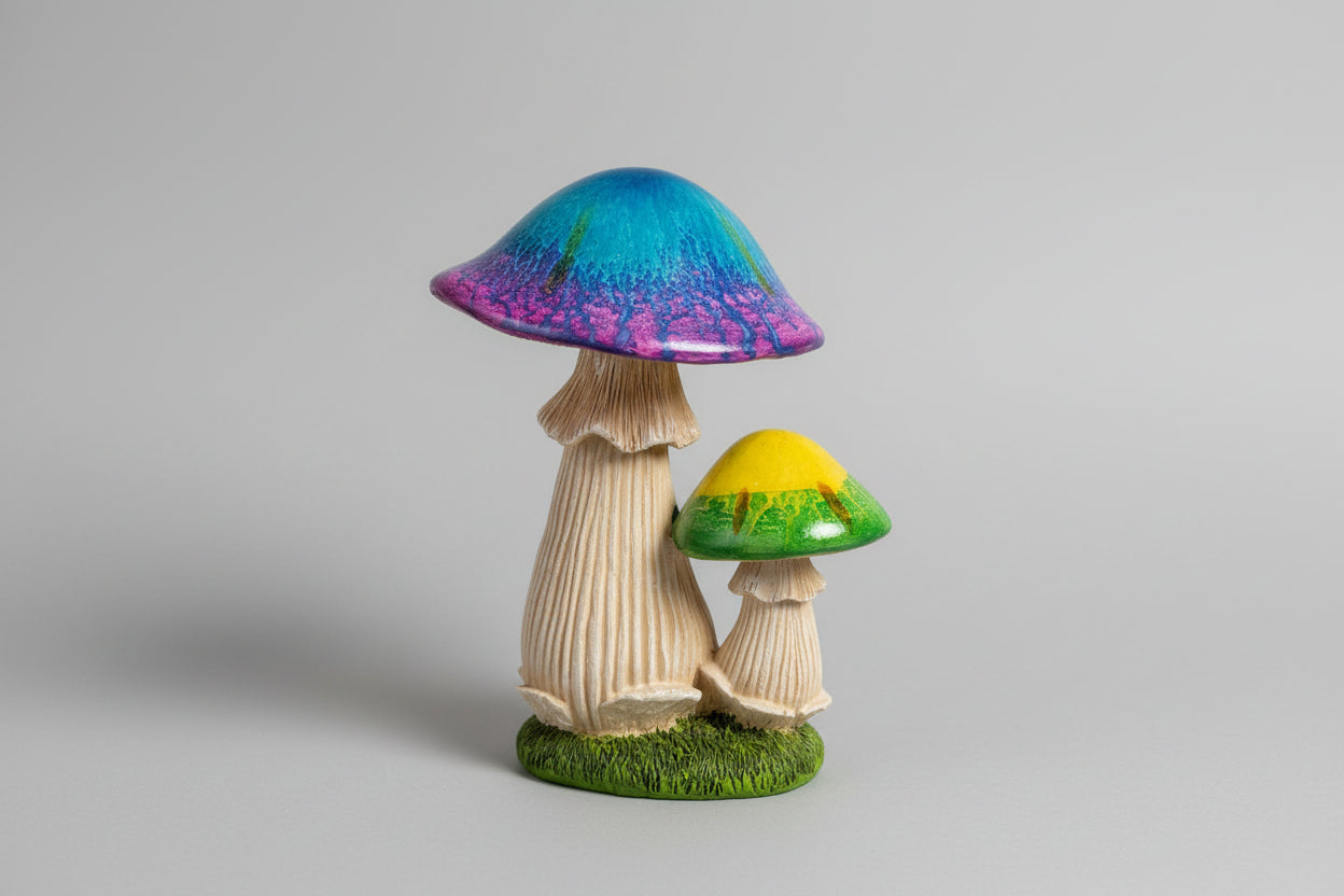 Multicolored Mushrooms