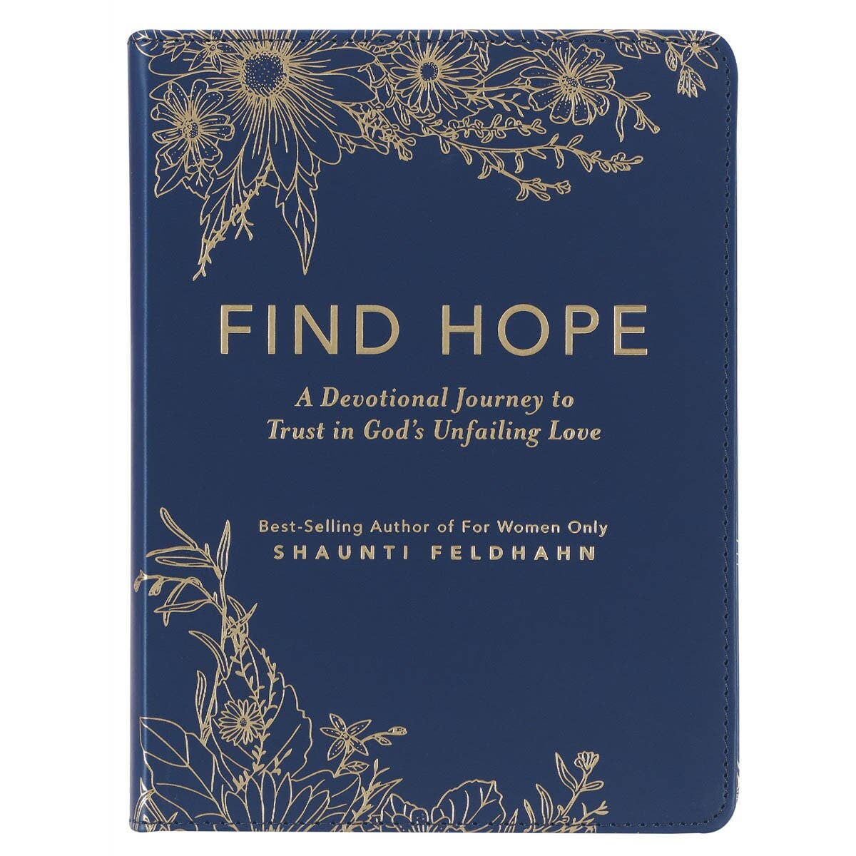 💙📖 Find Hope Blue Faux Leather Devotional