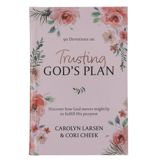 🌸📖 Trusting in God’s Plan Pink Hardcover 90-Day Devotional
