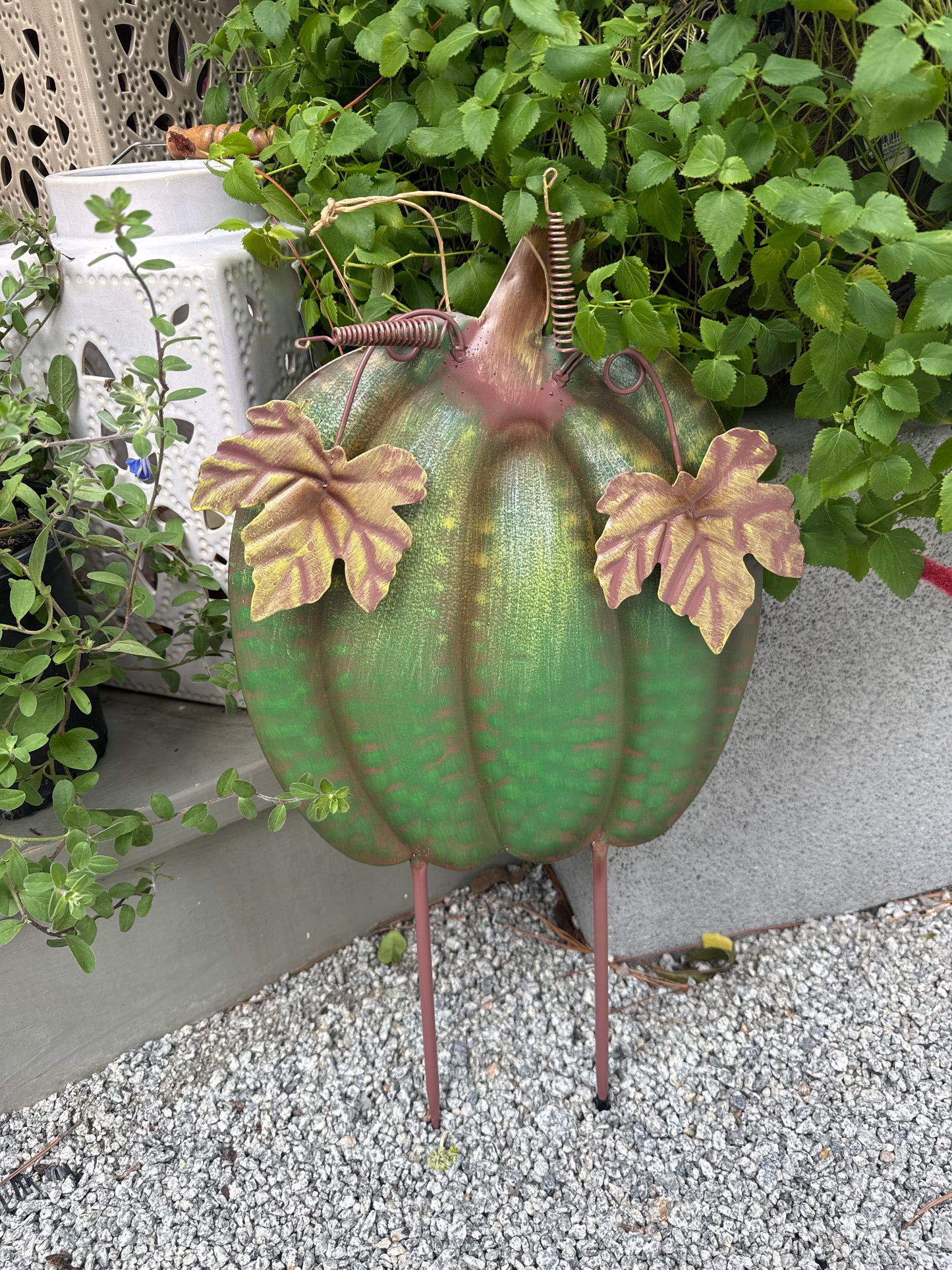 Metal Washed Pumpkins
