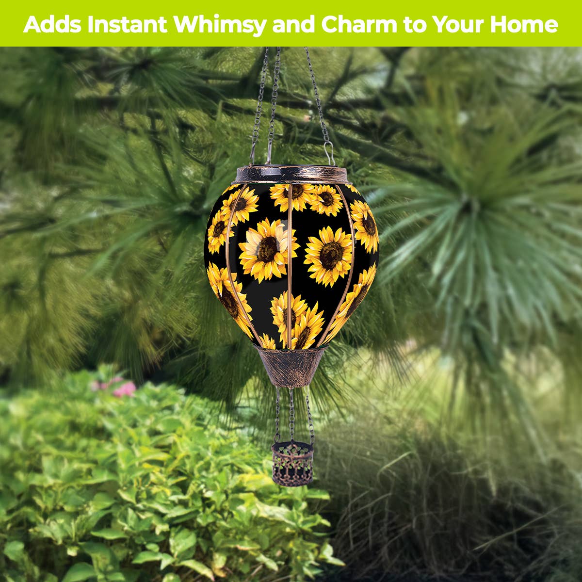 Sunflowers Solar Balloon Lantern