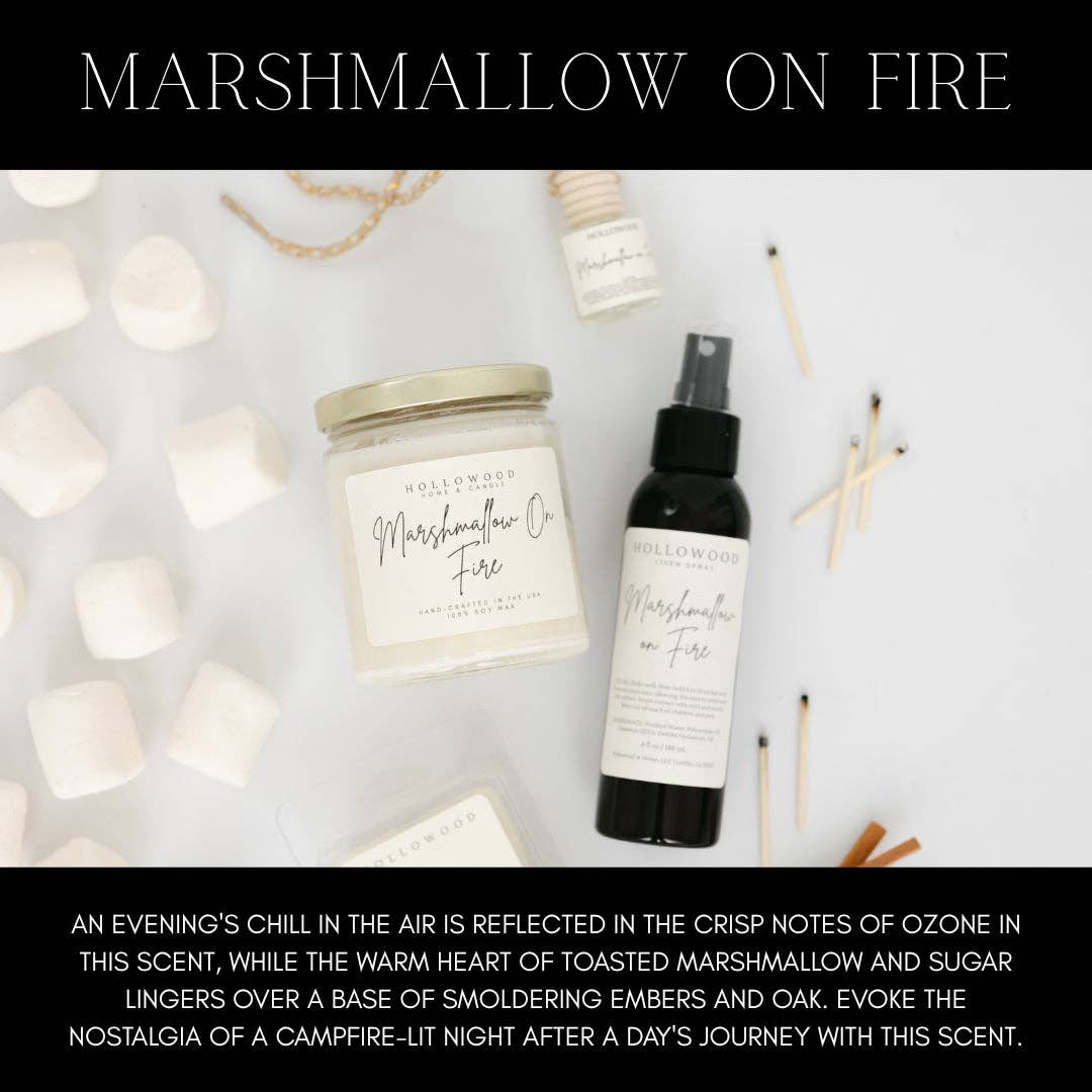 MARSHMALLOW ON FIRE | FALL | 8 OZ CANDLE