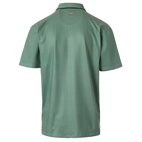 Fieldstone Diamond Polo Green/White