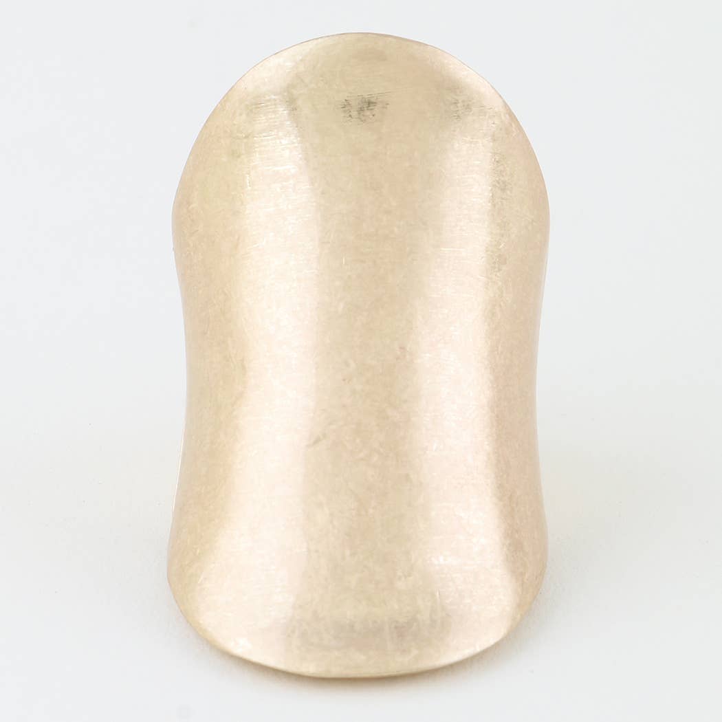 Hammered Lay Statement Ring