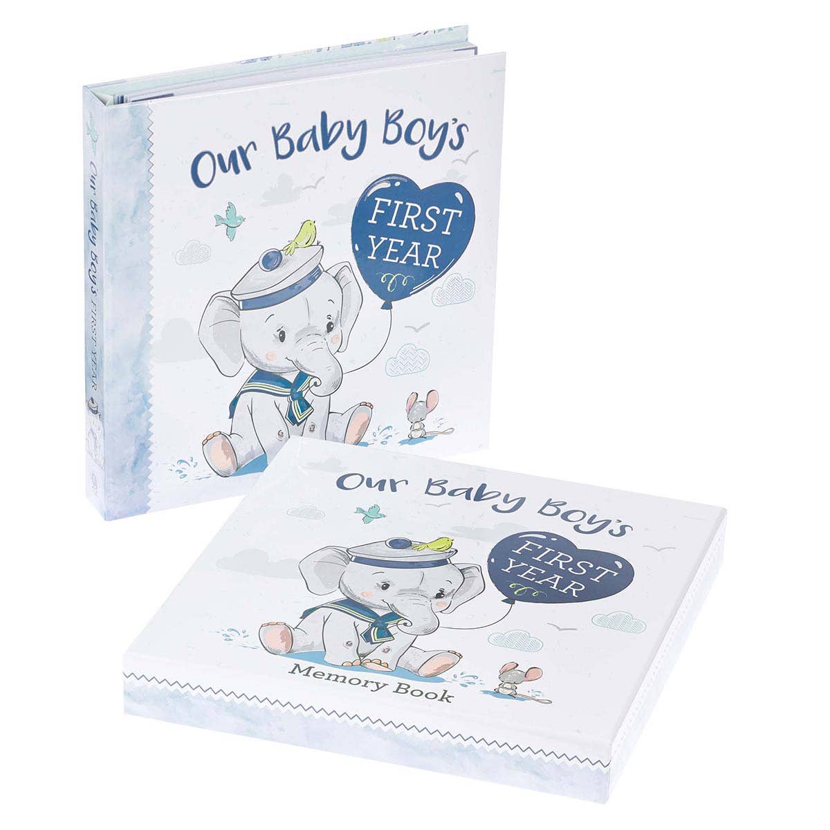 👶💙 Baby Boy’s First Year Memory Book