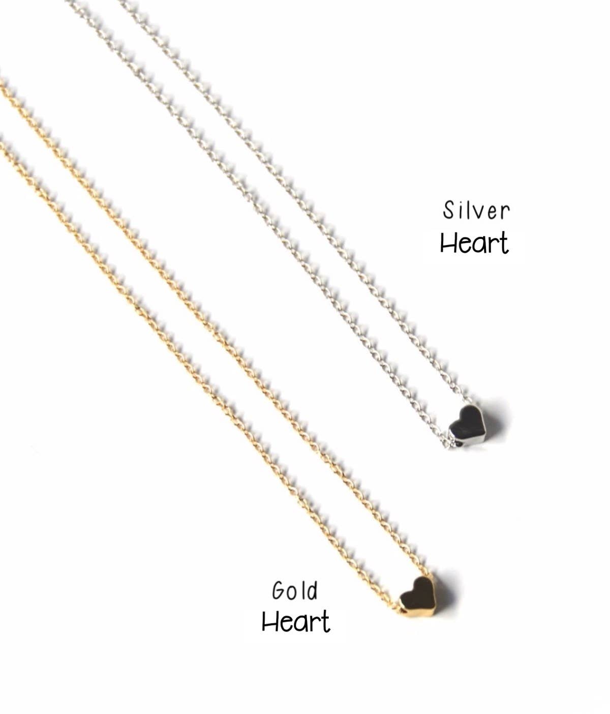 Best Friend Necklace Heart Necklace & Card