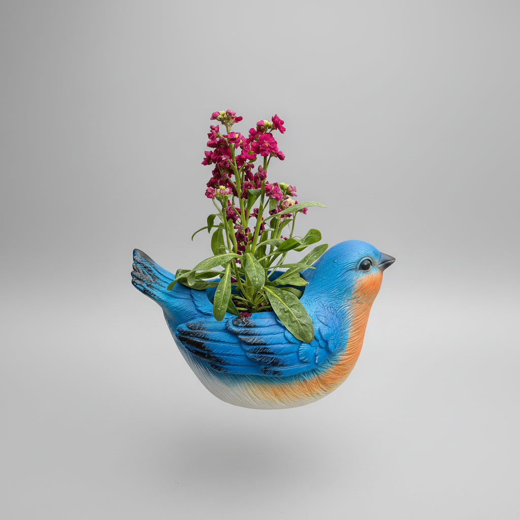 Esschert Design 9.4” Tall x 14” Long Resin Indoor/Outdoor Planter Classic garden charm with lightweight, everyday durability