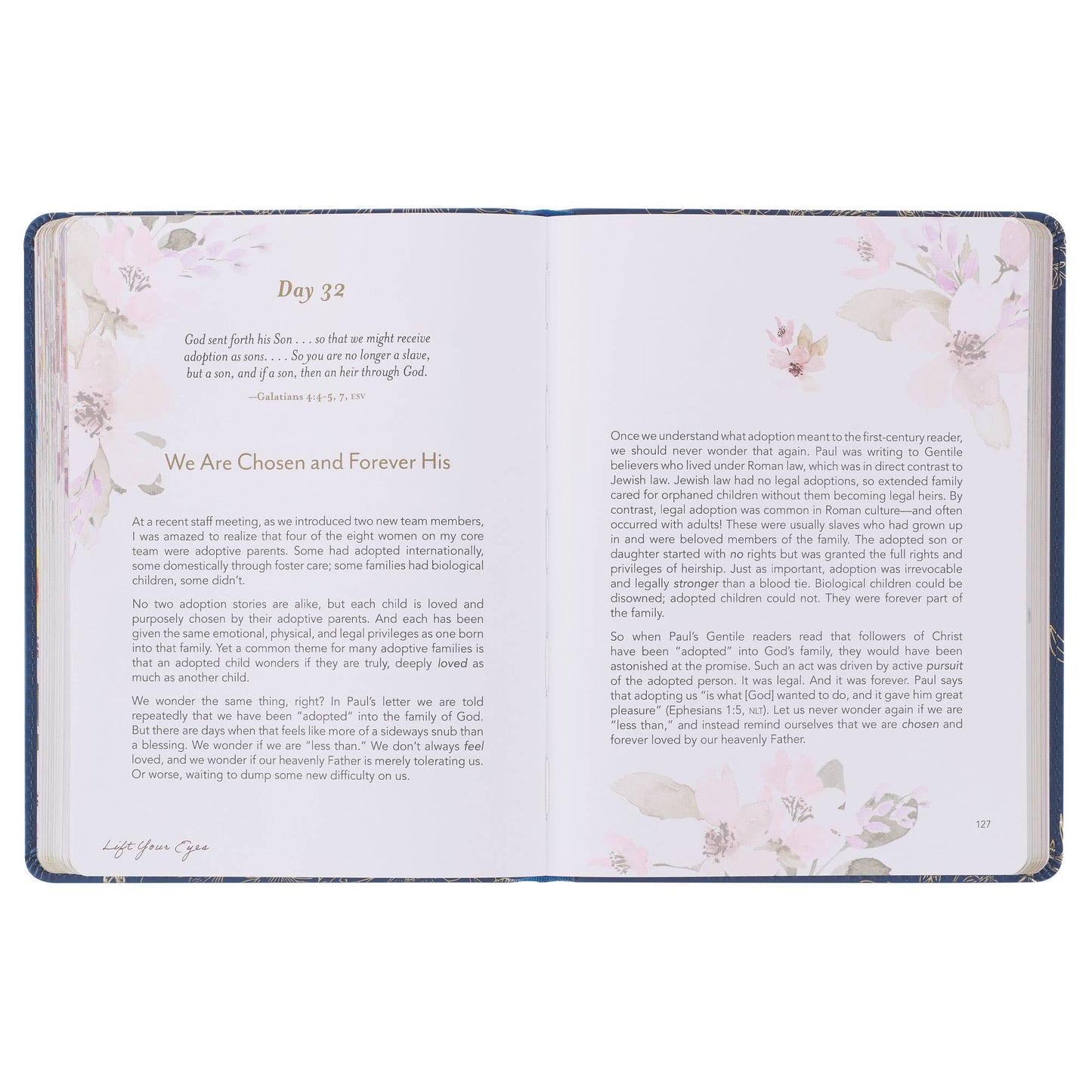 💙📖 Find Hope Blue Faux Leather Devotional