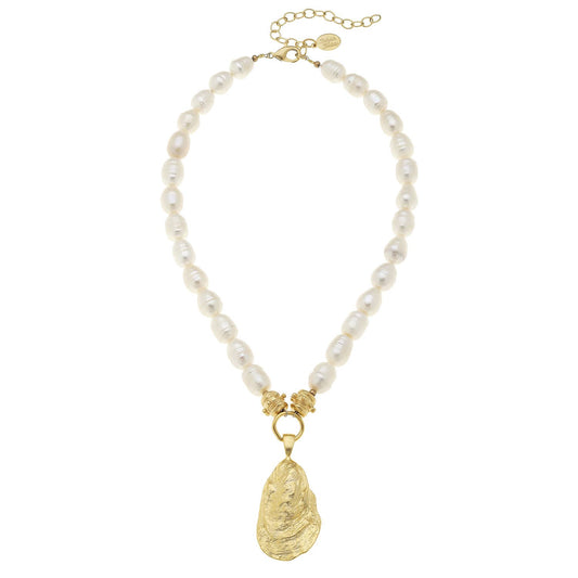 Susan Shaw Oyster Pearl Necklace