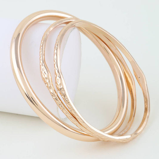 Multi Hammered Cuff Bracelet