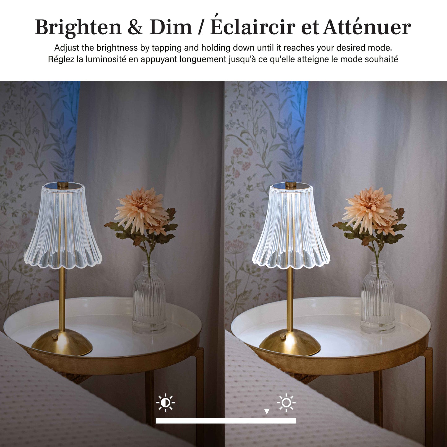Alma Table Lamp Small Cordless Touch LED Rechargeable