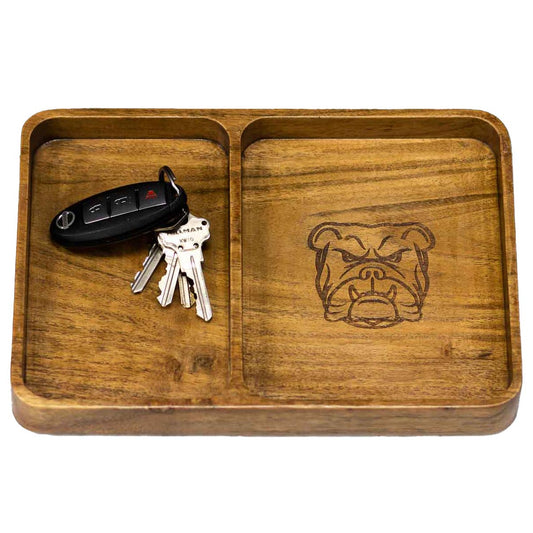 🪵 Royal Standard Wooden Valet Tray – A Classic Catchall for Him
