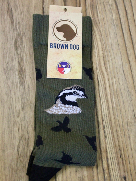 Quail Head – Sage Socks