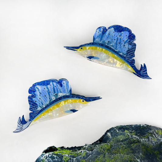 Swordfish Hair Clip