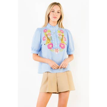 Tiger Lily Garden Blouse