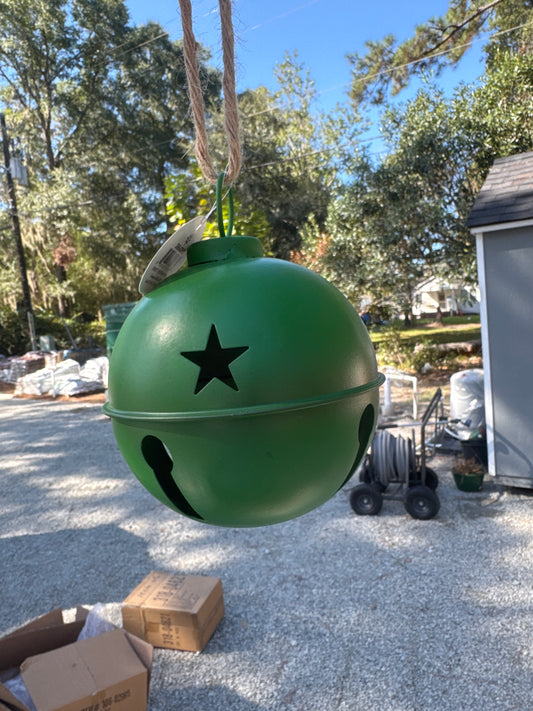 Medium Green Metal Bell